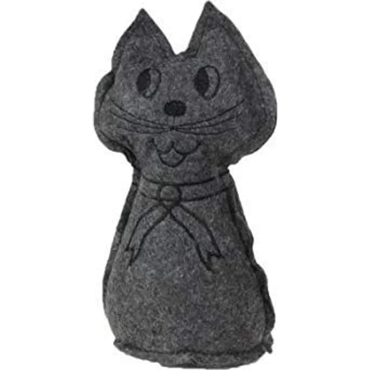 WENKO 77790500 Raumentfeuchter Katze, 12 x 27 x 13 cm, Anthrazit Luftentfeuchter