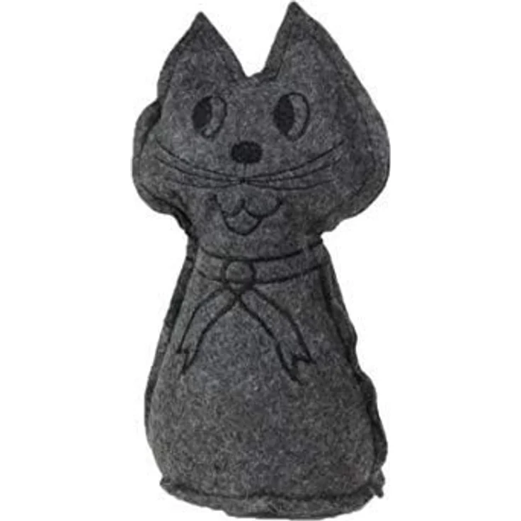 WENKO 77790500 Raumentfeuchter Katze, 12 x 27 x 13 cm, Anthrazit Luftentfeuchter