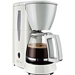 Melitta M 720-1-1 Single5 Kaffeefiltermaschine, 5 Tassen, Glaskanne mit Tassenskalierung, Tropfstopp, weiß-grau