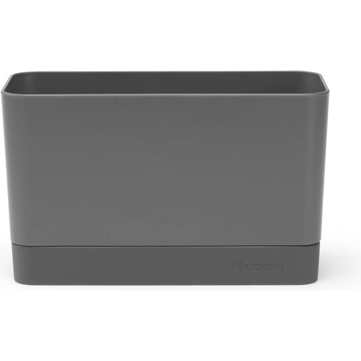 Brabantia Spülorganizer, Kunststoff-Silikon, Dunkelgrau, 19 x 8.5 x 11.5 cm – Bild 2