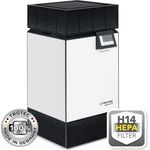 Trotec H14-Hochleistungsluftreiniger AirgoClean ONE, bis 78 m³, max. 600 m³-h, H14-HEPA-Filtersystem, Timer mit Wochenplaner, Schallabsorber, Nachtmodus