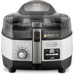 De'Longhi Heißluftfritteuse MultiFry EXTRA CHEF PLUS FH1396 Multicooker mit 4-in-1 Funktion, auch zum Brotbacken, ohne Öl, 1,7 Liter, 1400 Watt, grau