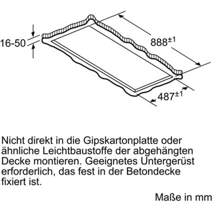 Bosch Serie 6 DRC97AQ50, Motorhaube, Deckenhaube, Nische, Breite: 88.8 cm, Tiefe: 48.7 cm, Absaugung und Rückführung (mit zusätzlichem Rückführungsset), rostfreier Edelstahl – Bild 9