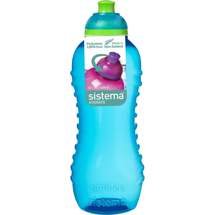 Sistema Twist 'n' Sip Trinkflasche ohne BPA, 460 ml, sortierte Farben