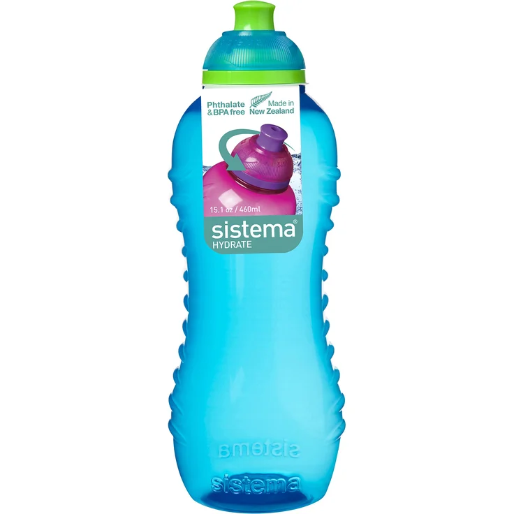 Sistema Twist 'n' Sip Trinkflasche ohne BPA, 460 ml, sortierte Farben – Bild 1