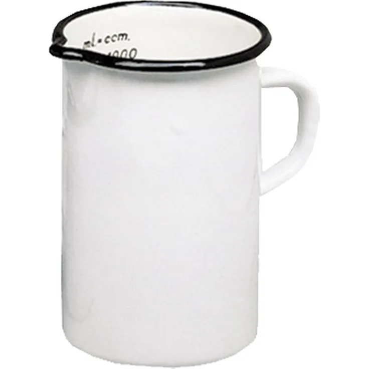Krüger Karl lierter Litermaß 1 L, le, Weiß, 10 cm