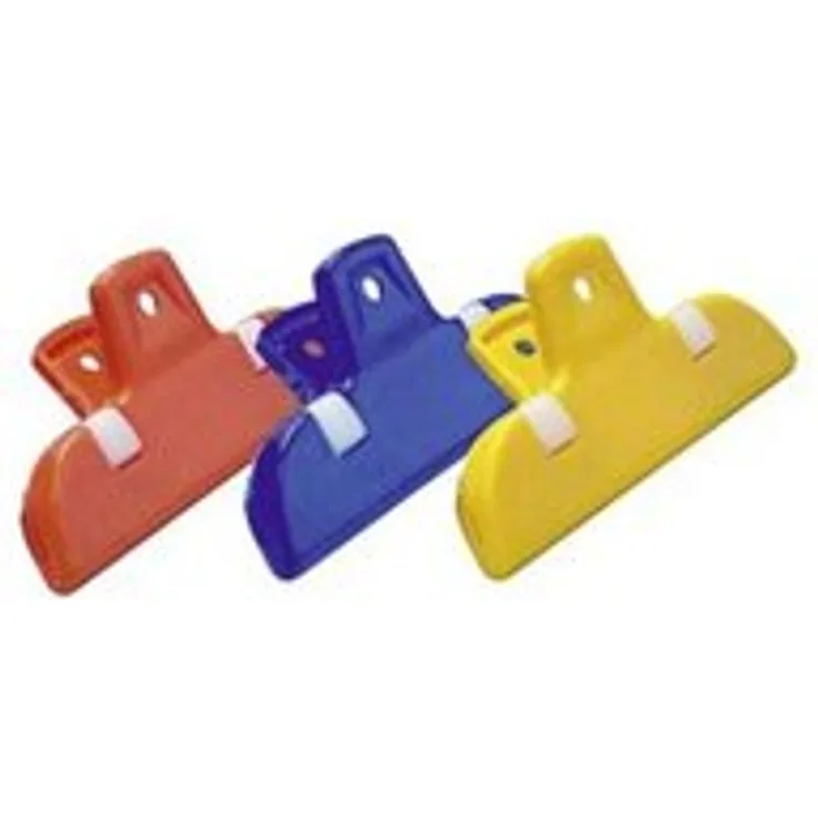 Westmark 3 kleine Beutelclips, Kunststoff, je 7 x 3,5 x 2,3 cm, Mini, Gelb-Rot-Blau, 52182230