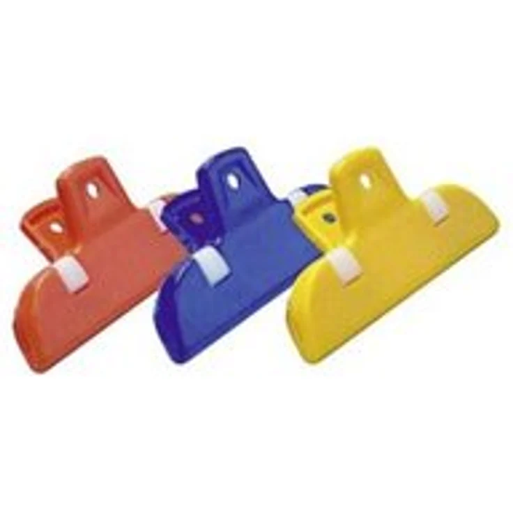 Westmark 3 kleine Beutelclips, Kunststoff, je 7 x 3,5 x 2,3 cm, Mini, Gelb-Rot-Blau, 52182230
