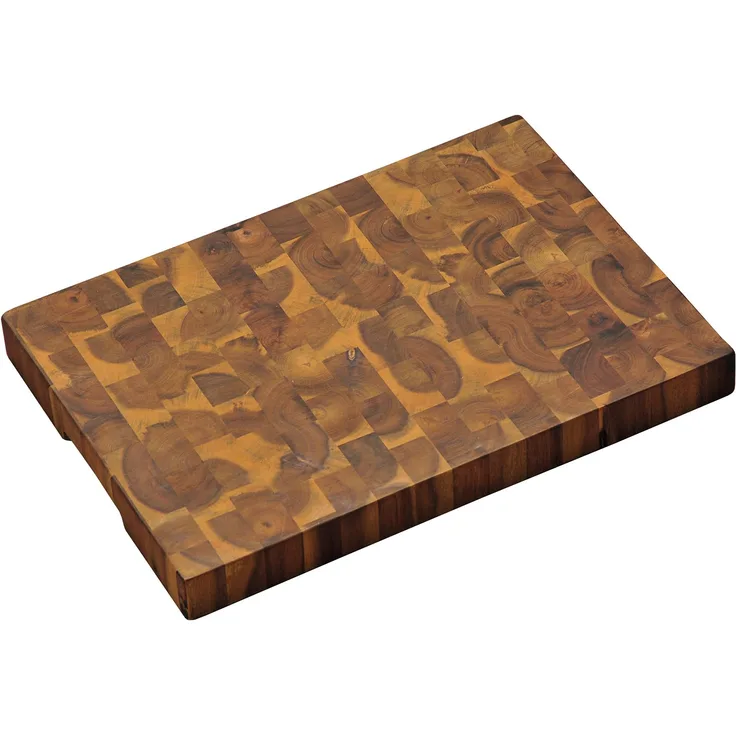 Kesper Tranchierbrett Mosaik aus Akazienholz, Holz, braun, 42 x 30 x 4 cm