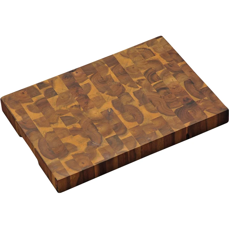 Kesper Tranchierbrett Mosaik aus Akazienholz, Holz, braun, 42 x 30 x 4 cm