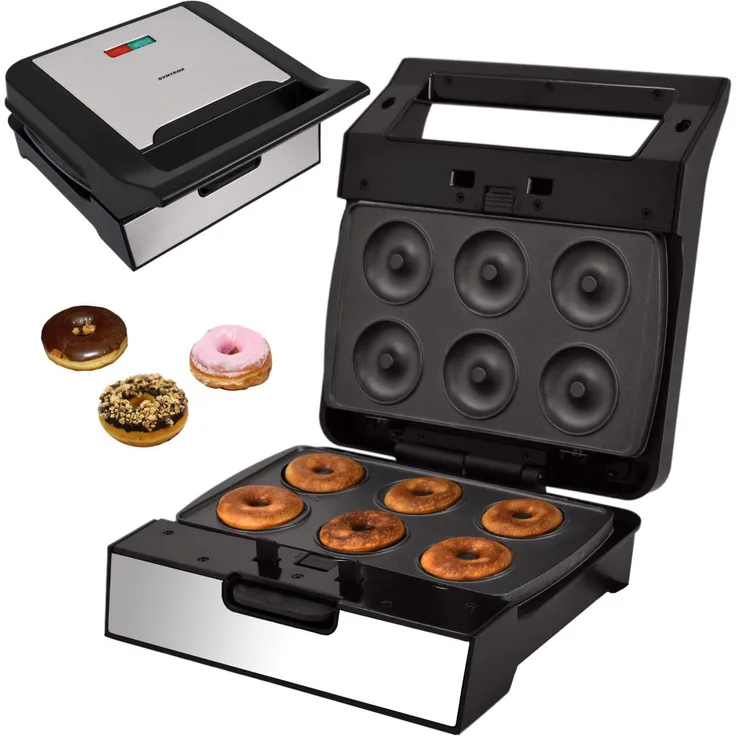 Donut Maker Kombigerät mit wechselbaren Platten