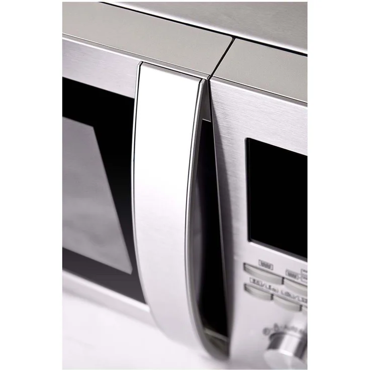 Sharp R982STWE 3-in-1 Mikrowelle mit Grill und Heißluft, Standgerät, 42 Liter Garraum, 1000 Watt, 10 Automatikprogramme, LED-Display mit Uhr, Glasdrehteller 34,5 cm, Edelstahl  – Bild 4