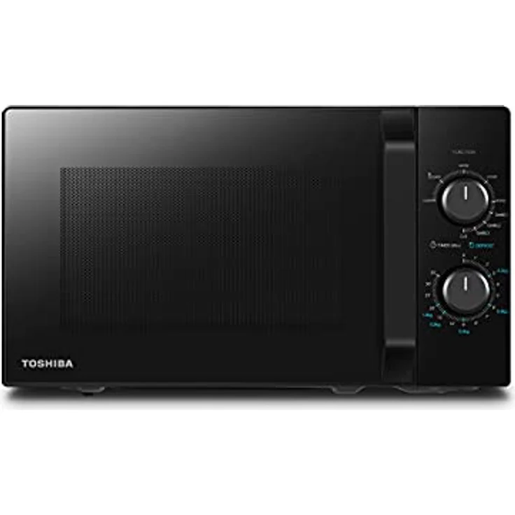Toshiba MW2-MG20PFBK Mikrowelle mit Grill, Standgerät, 800 Watt, 20 Liter Garraum, schwarz – Bild 1
