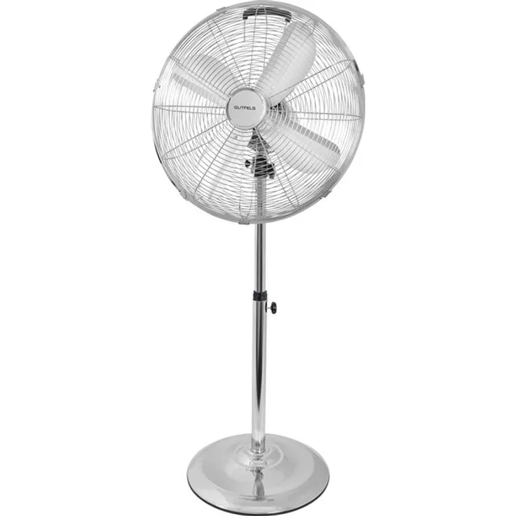 Gutfels VS 36002 ch Standventilator, 50 Watt, höhenverstellbar, silber