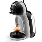 De'Longhi EDG 155.BG Dolce Gusto Mini Me Kapsel Kaffeemaschine (für heiße und kalte Getränke, 15 bar Pumpendruck, 0,8l Wassertank) black - arctic Grey