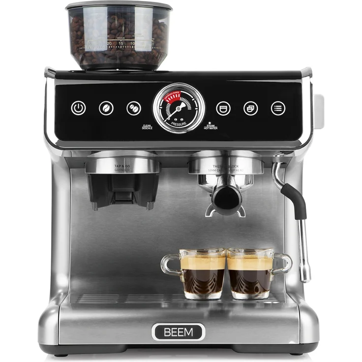 BEEM ESPRESSO-GRIND-PROFESSION Espresso-Siebträgermaschine mit Mahlwerk - 15 bar – Bild 1