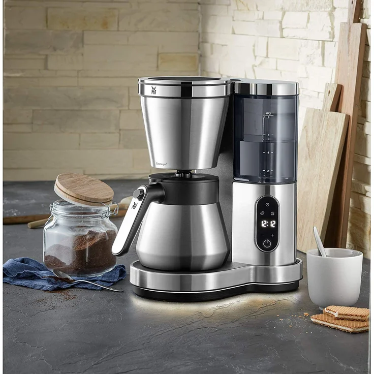 WMF Lumero Kaffeemaschine, mit Thermoskanne, Filterkaffee, 8 Tassen, abnehmbarer Wassertank, Touch-Display, Tropfstopp, Schwenkfilter, Abschaltautomatik, 800 W – Bild 10