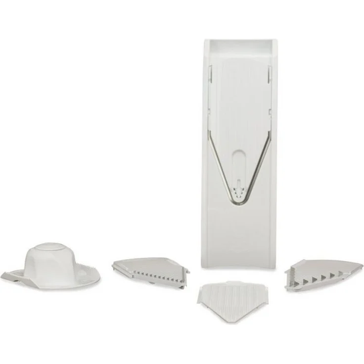 Börner Gemüsehobel V1 ClassicLine Starter Set, Kunststoff, mit 2 Messereinschüben weiß