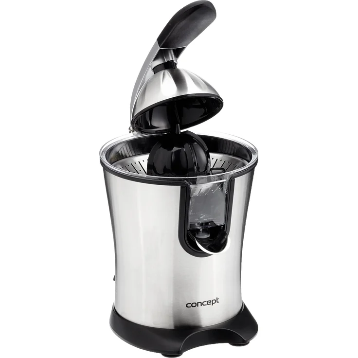 CONPT Hausgeräte 3520 Hochwertige elektrische Zitruspresse mit Hebelarm, 750ml, 160W, Edelstahl – Bild 1