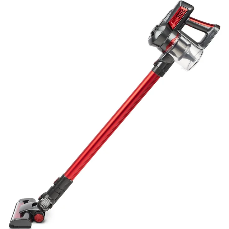 H.Koenig Kabelloser Handstaubsauger ohne Beutel UP810 - EasyClean+ - 2 Geschwindigkeitsstufen-leistungsstark-leicht-leise - 160 W-multifunktional für Haus Auto Büro, rot, 0.8 liters – Bild 1