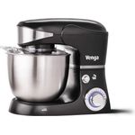 Venga! VG M 3014 Küchenmaschine mit Rührschüssel ? 1000 W Motor, Kunststoff, Edelstahl, 5 L, Schwarz
