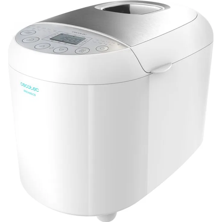 Cecotec Bread&Co 1000 Delicious Brotbackautomat, 550W, LCD-Display,  19 automatische Kochprogramme, weiß