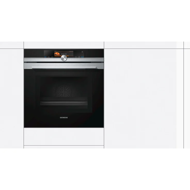 Siemens HN678G4S6, Backofen mit Mikrowelle, A, Einbau, elektrisch, Volumen 67 l, Breite 59,5 cm, Selbstreinigung pyrolytische Selbstreinigung, Anzahl Beheizarten 19, Kindersicherung – Bild 3
