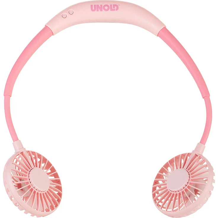 Unold Nackenventilator 86690 weiß Pink (36553017827) – Bild 1