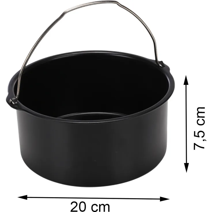 Backform Kuchen Form Zubehör für Princess Heißluftfritteuse 182025 182050 180160