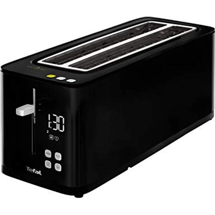 Tefal Smart'n Light TL6408 2-Schlitz-Toaster, 1700W, Digitalanzeige, digitaler Timer, schwarz