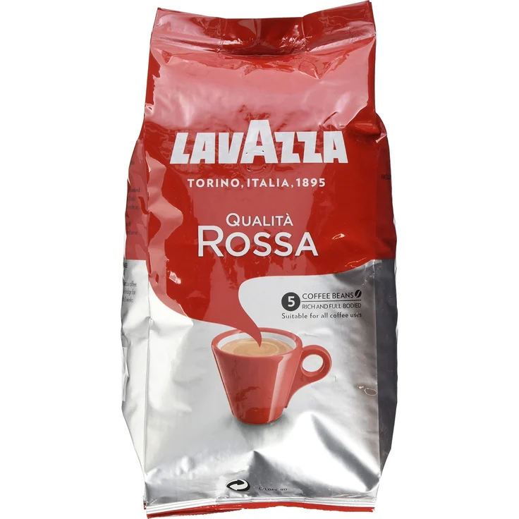 Lavazza Kaffeebohnen - Qualità Rossa - 1er Pack (1 x 1 kg) – Bild 1