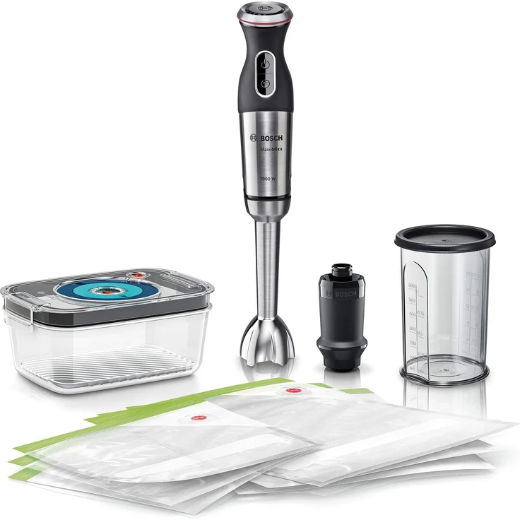 Bosch Hausgeräte MS8CM61V1 MaxoMixx Stabmixer, Edelstahl – Bild 1