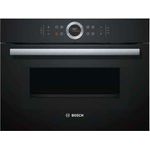 Bosch CMG633BB1 Backofen mit Mikrowelle, Einbaugerät, Energieeffizienzklasse A, Volumen 45 l, Breite 59,5 cm, elektronischer Timer, Touch-Control, Klapptür, schwarz
