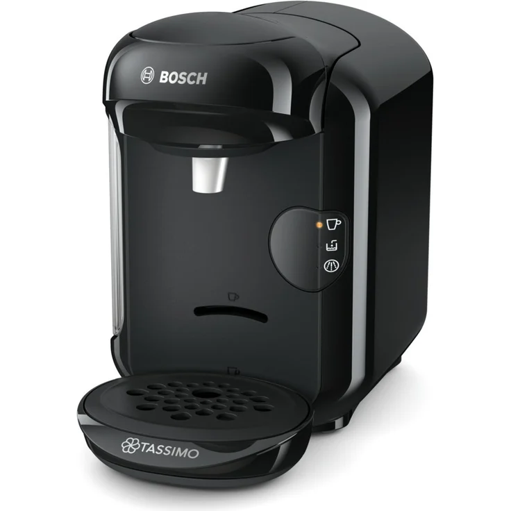 Bosch TAS1402 Tassimo Vivy2 Kapselmaschine, über 70 Getränke, vollautomatisch, geeignet für alle Tassen, kompakte Größe, 1300 W, schwarz – Bild 1