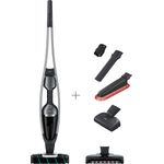 AEG QX9-1-ULT Handstaubsauger, 55 min Akkubetrieb, LED-Frontlicht, 2 wechselbare Bodendüsen, freistehend, Shale Grey