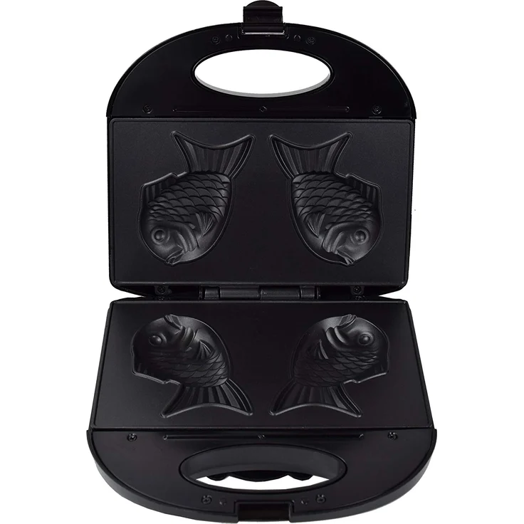Syntrox Taiyaki Maker FM-750W-Fish Cookie-Gerät, Antihaftbeschichtet, 750 Watt – Bild 3