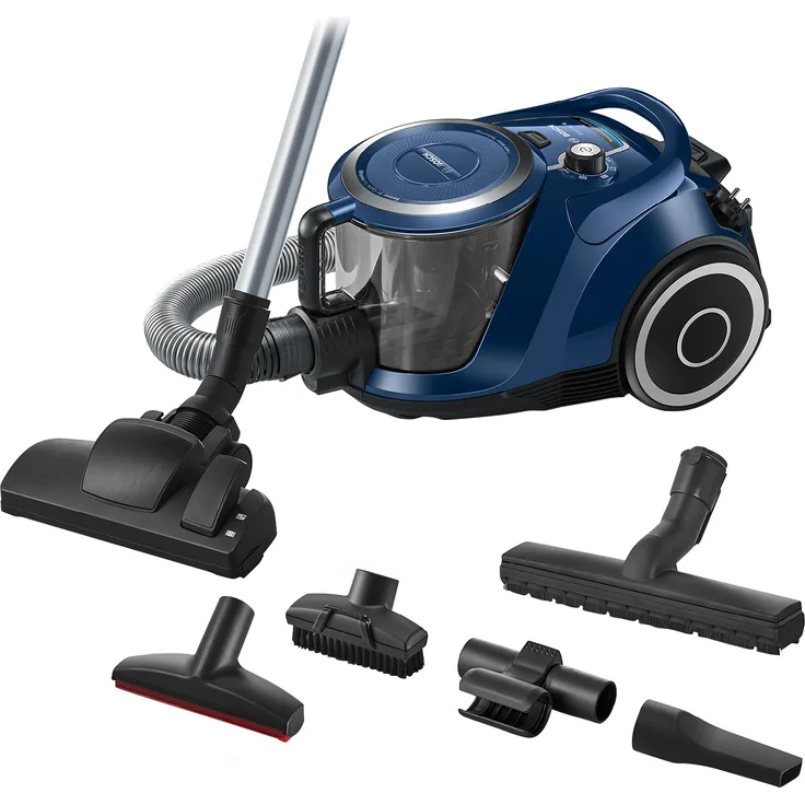 Bosch Hausgeräte Serie 6 BGC41X36, Beutelloser Staubsauger, blau