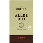 J.Hornig Kaffee Alles Bio Fairtrade Vakuum, gemahlener Kaffee, 500 g