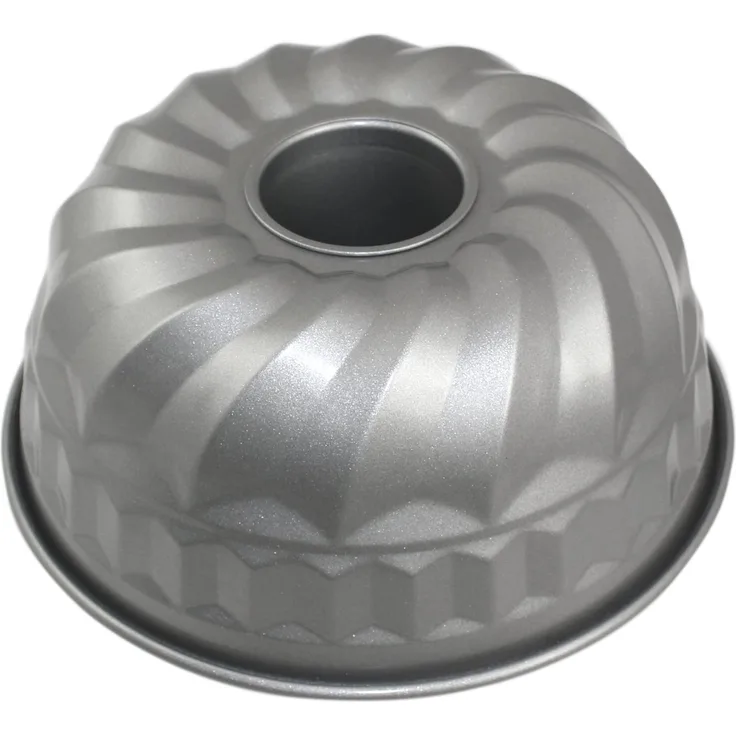 PME CSB112 Ausgefallene Antihaft-Ringbackform aus Karbonstahl, 220 x 100 mm, Edelstahl, Silver, 23.4 x 23.4 x 11 cm