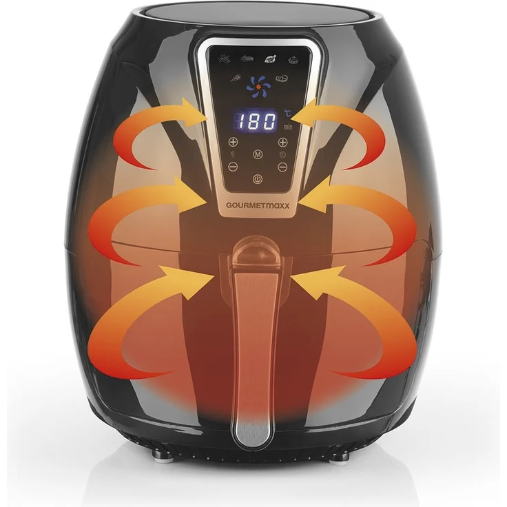 GOURMETmaxx Heißluft-Fritteuse Digital 3l 1300W – Bild 2