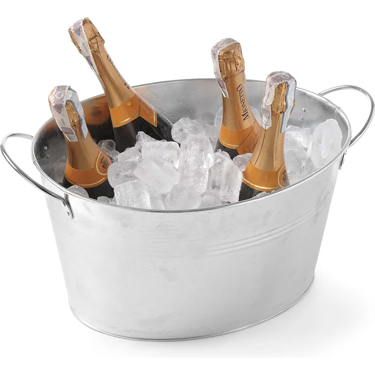 HENDI Partyeimer, Eisbehälter, Weinkühler, Geschirrspülmaschinengeeignet, 400x330x(H)220mm