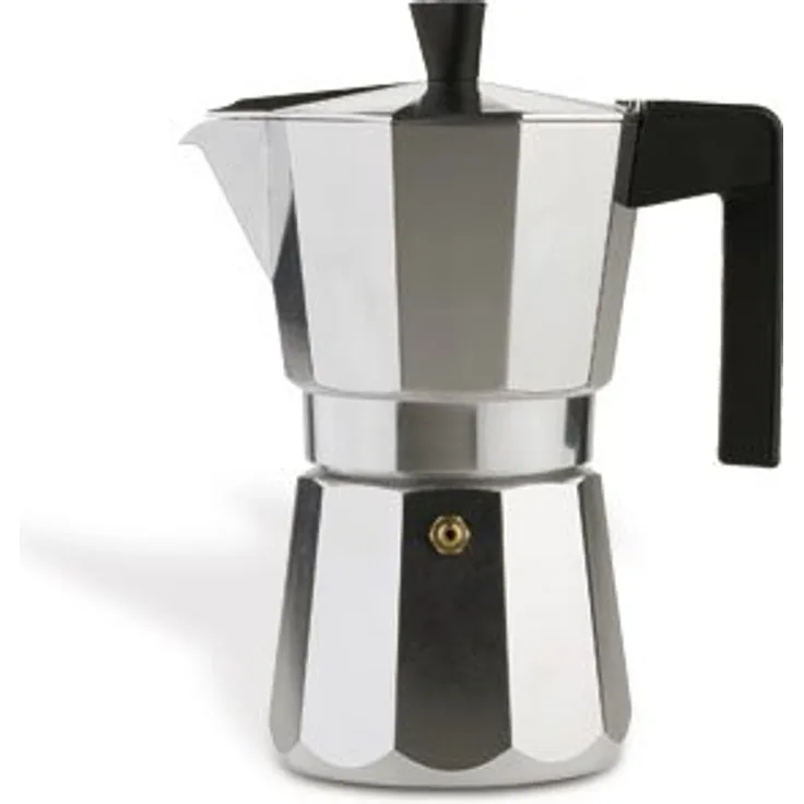 Valira 3103 Kaffeebereiter, Aluminium, 3 Tassen, Schwarz