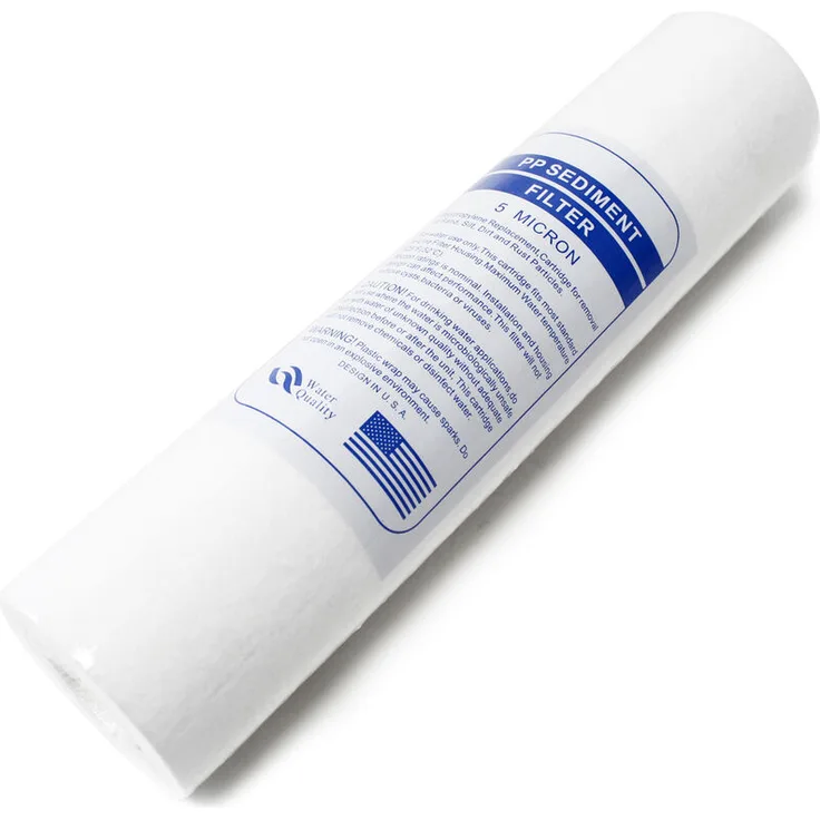 Naturewater 10Zoll - 254mm 5µ Sedimentfilter PP Wasserfilter Umkehrosmose Filter