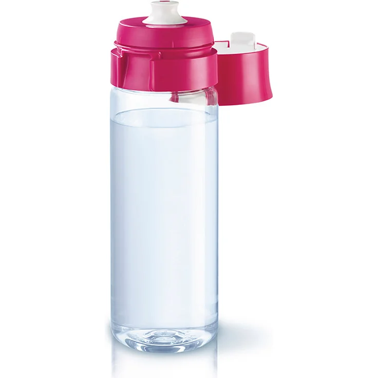 BRITA Wasserfilter-Flasche fill&go Vital pink, Praktische Trinkflasche mit Wasserfilter für unterwegs aus BPA-freiem Kunststoff – Bild 2