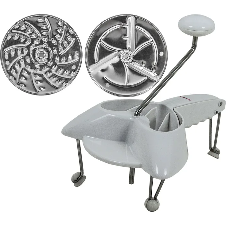 Metaltex Italien 165175 Reibe Julienne, Aluminium, Grau