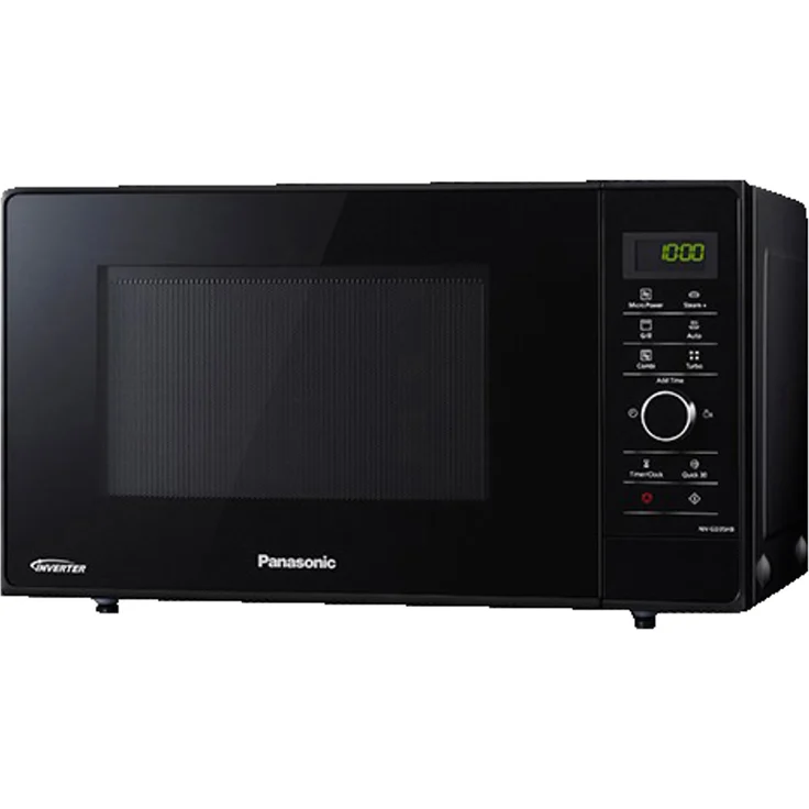 Panasonic NN-GD35HBGTG Mikrowelle mit Grill, Standgerät, 1000 Watt, Dampfgarer, Steamer, Kombi-Mikrowelle, Pizza-Pfanne, 23 Liter Garraum, 1000 Watt, schwarz – Bild 2
