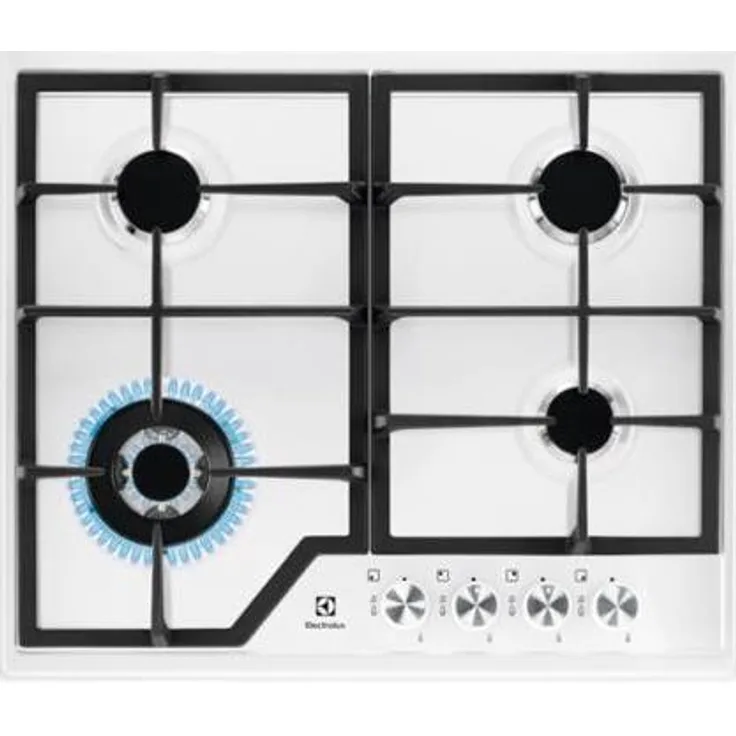 Electrolux Gaskochfeld Electrolux EGS6436WW (4 Felder weiße Farbe)