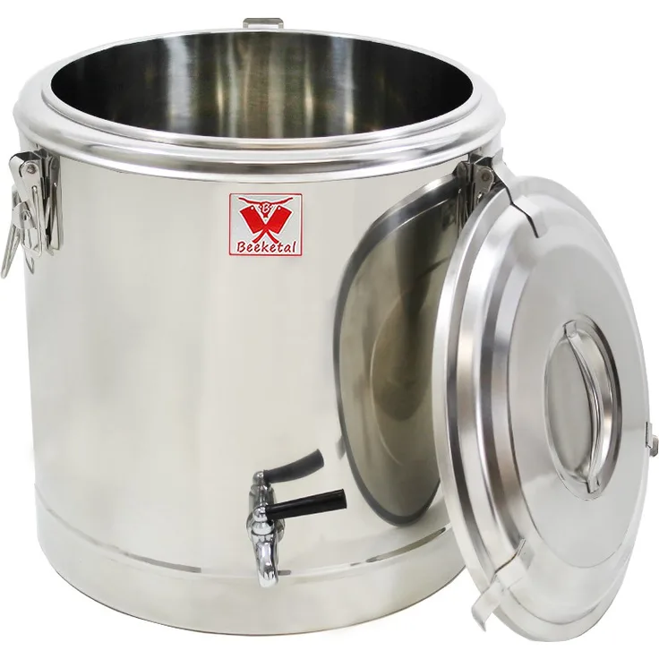 Beeketal Speisenwärmer Thermobehälter BTE-40 mit Ablaufhahn