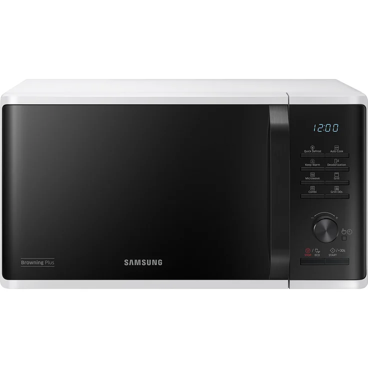 Samsung MG23K3515 Mikrowelle mit Grill, Standgerät, 23 Liter Garraum, 800 Watt, Auftauen, schwarz
