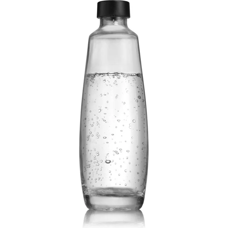 SodaStream Duo Titan Trinkwassersprudler, neues Modell 2021, Quick Connect System, inkl. 1 Liter Glasflasche, 1 Liter PET-Flasche, 1 Kohlensäure-Zylinder, schwarz – Bild 3